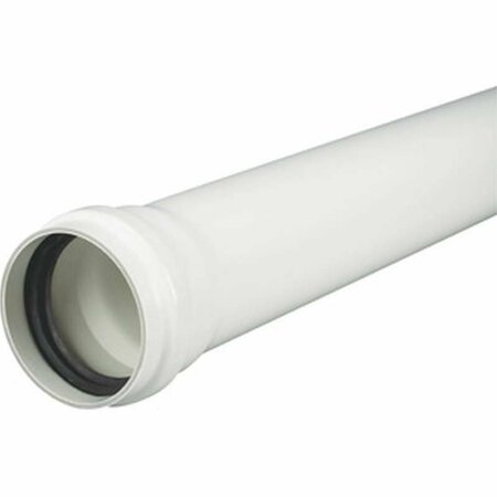 IPEX Pp Swr&Drn 6inx4m Pvc Wht 42116